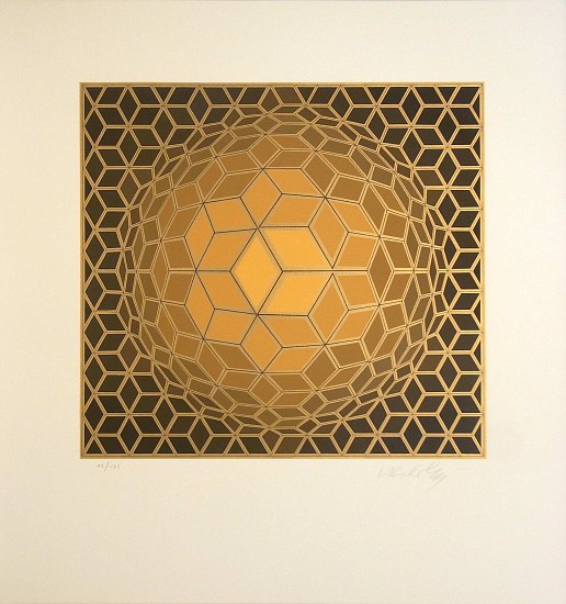 Victor Vasarely, Niolc-c, Hexa-Fra, Del- Kelet, Koska-Sin
1975