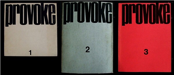 Japanese Photography Artistes Divers, Provoke (3 vol.)
1968 - 1969