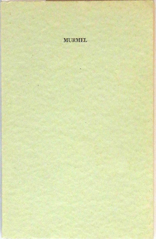 Dieter Roth | Murmel | 1974 | Zucker Art Books
