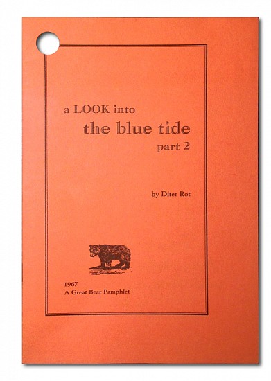 Dieter Roth Life Line, a Look into the blue tide
1967