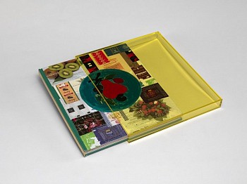 milhazes meu bem book in yellow plexiglas case