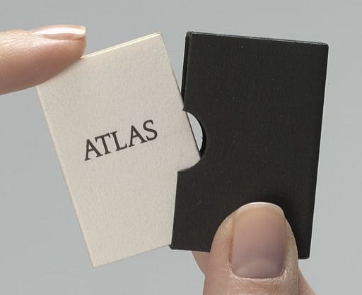 Marcel Broodthaers, La Conquâˆš™te de l'espace, Atlas âˆš”  l”šÁ„Á´usage des artistes et des militaires, (The conquest of space, atlas for the use of artists and the military)
1975