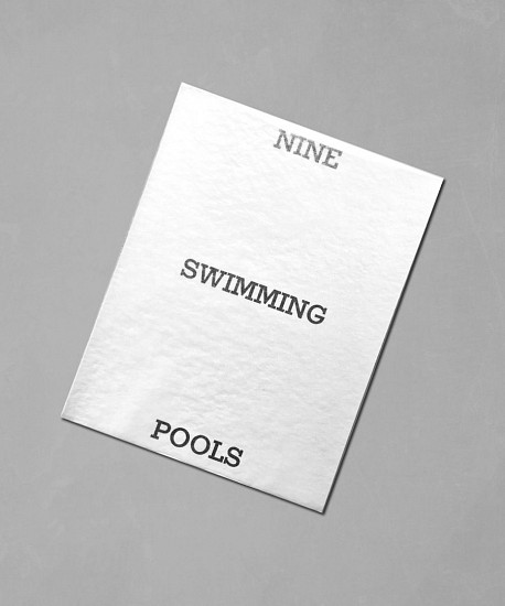 Ed Ruscha, NINE SWIMMING POOLS AND A BROKEN GLASS
1968
